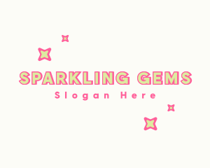 Quirky Star Sparkle logo design