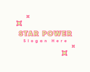 Quirky Star Sparkle logo design