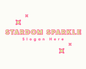 Quirky Star Sparkle logo design