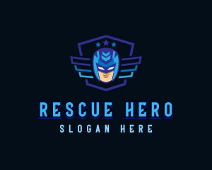Hero Mask Gaming logo design