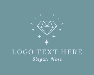 Engagement - Sparkling Diamond Jewelry logo design