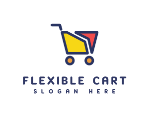 Online Shopping Cart logo design