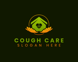 Home Care Hands logo design