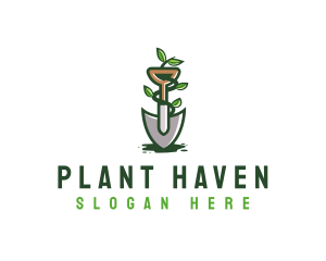 Shovel Plant Tools logo design