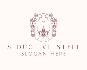 Floral Sexy Tribal Woman  logo