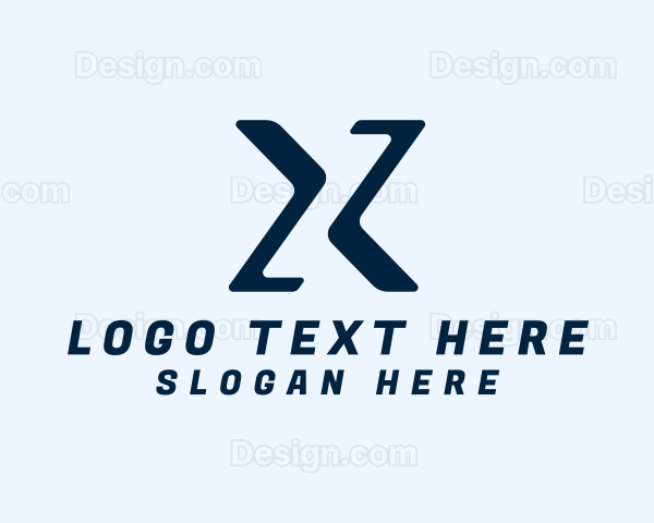 Tech Software Programmer Letter X Logo