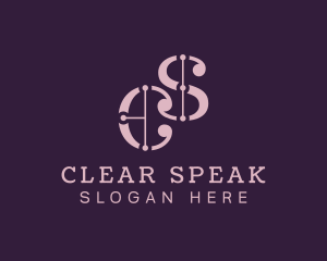 Boutique Letter CS Monogram logo design