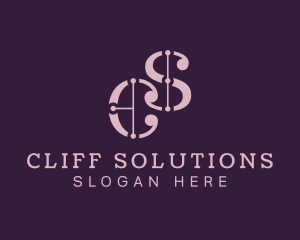 Boutique Letter CS Monogram logo design