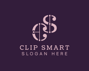 Boutique Letter CS Monogram logo design