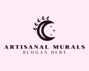 Floral Moon Boutique logo design