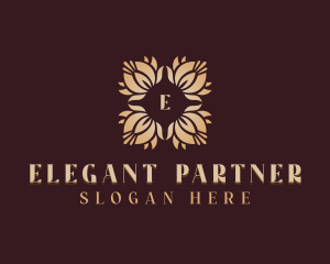 Luxury Floral Event logo design