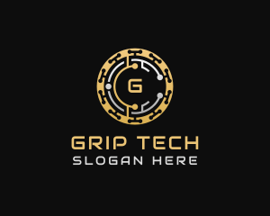 Crypto Coin Currency logo design