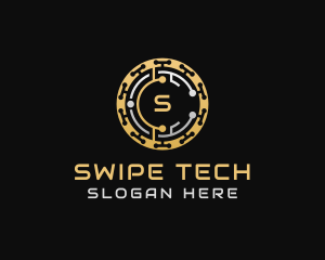 Crypto Coin Currency logo design