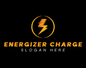 Bolt Lightning Electricity logo design