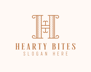 Classy Boutique Letter H logo design