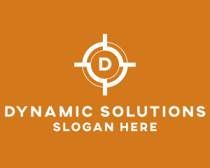 Aim Shooting Target logo design