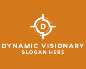 Aim Shooting Target logo design