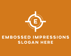 Aim Shooting Target logo design