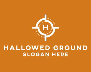 Aim Shooting Target logo design