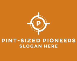 Aim Shooting Target logo design