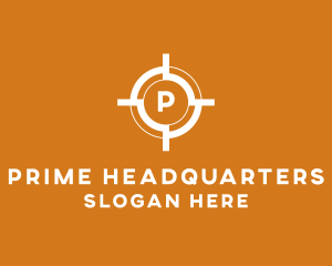 Aim Shooting Target logo design