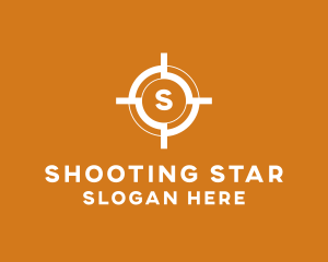 Aim Shooting Target logo design