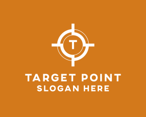 Aim Shooting Target logo design