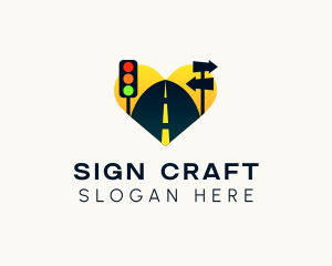 Multicolor Road Signs  logo design