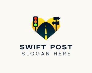 Multicolor Road Signs  logo design