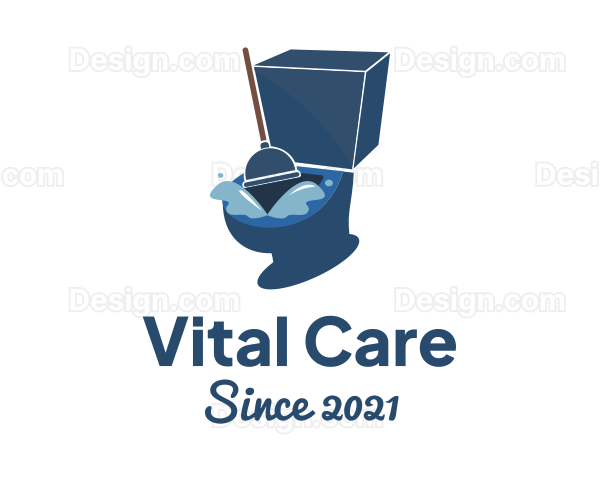 Toilet Plunger Maintenance Logo