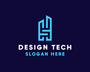 Modern Technology Business logo design