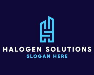 Modern Technology Business logo design