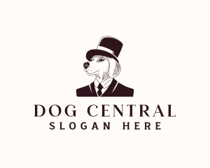 Dog Gentlemen Grooming logo design