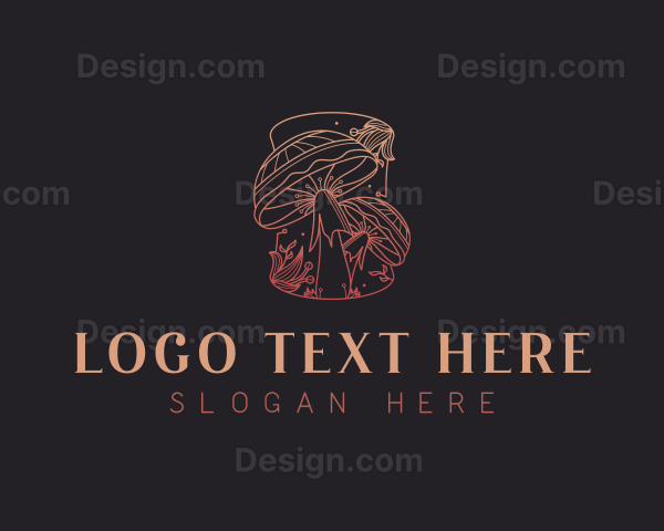 Organic Mushroom Botany Logo