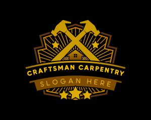 Hammer Carpentry Workshop logo design