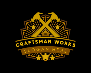 Hammer Carpentry Workshop logo design