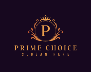 Premium Royal Crown logo design