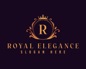 Premium Royal Crown logo design