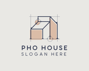 Minimalist Home Architecture logo design