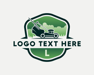 Grass Cutting Gardener Mower logo