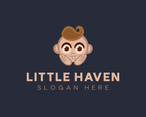 Newborn Baby Boy logo design