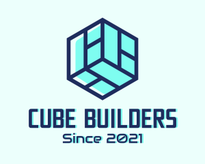 Isometric Cube Business logo design