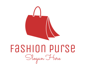 Paper Folder Bag logo design