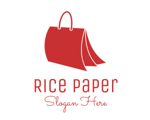 Paper Folder Bag logo design