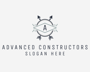 Generic Hipster Arrow Adventure logo design