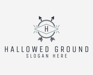 Generic Hipster Arrow Adventure logo design