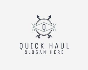 Generic Hipster Arrow Adventure logo design