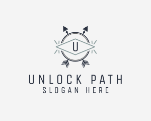 Generic Hipster Arrow Adventure logo design