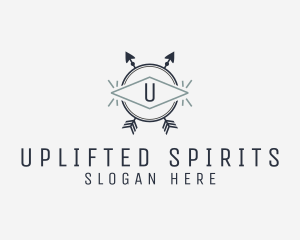 Generic Hipster Arrow Adventure logo design