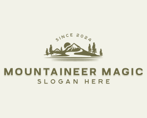 Sunset Mountain Valley logo design